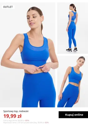 Top sportowy Greenpoint niebieski promocja w Greenpoint