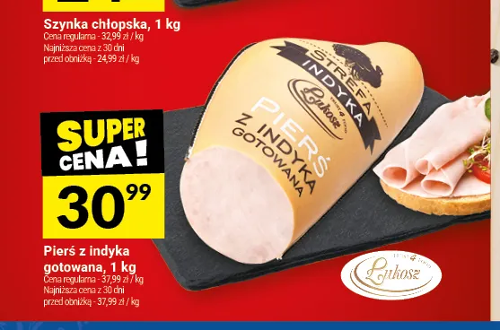 Pierś z indyka gotowana Łukosz promocja w Twój Market