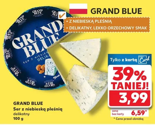 Ser z niebieską pleśnią delikatny promocja w Kaufland