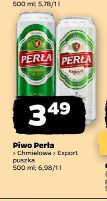 Piwo Perła Export promocja w Netto