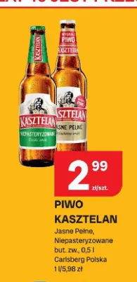 Piwo Kasztelan Niepasteryzowane promocja w Chorten