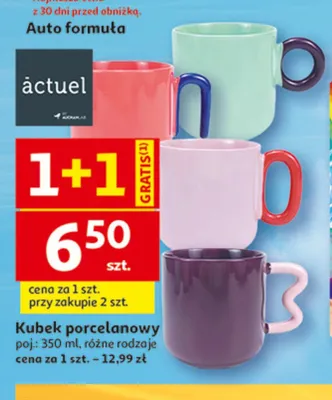 Kubek porcelanowy actuel 350ml promocja w Auchan