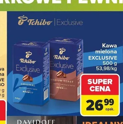 Kawa mielona Tchibo Exclusive Medium Roast promocja w Carrefour
