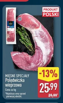 Polędwiczka wieprzowa Mięsne Specjały promocja w Aldi