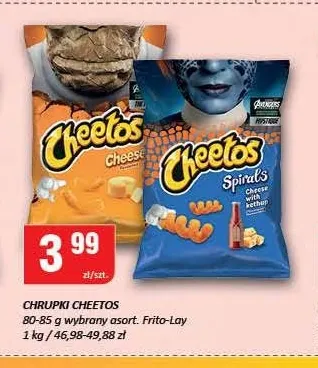 Chrupki Cheetos promocja w Chorten
