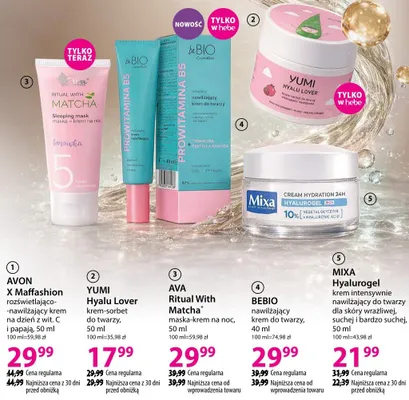 Maska-krem na noc promocja w Hebe