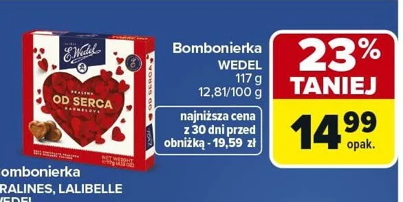 Bombonierka praliny promocja w Carrefour Market