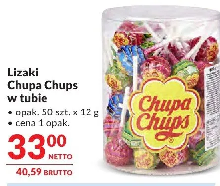 Lizaki Chupa Chups w tubie promocja w Makro