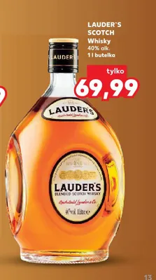 Whisky Lauder's Scotch promocja w Kaufland