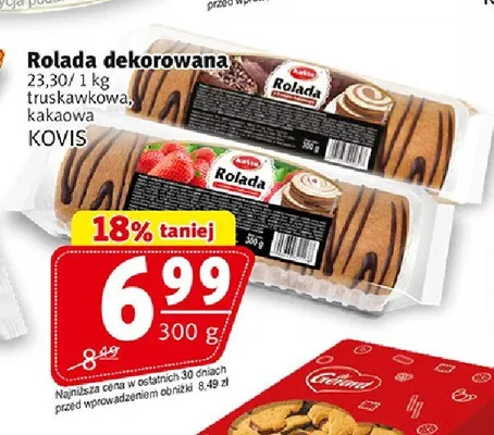 Rolada dekorowana promocja w Prim Market