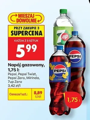 Napój gazowany Pepsi Twist promocja w Biedronka