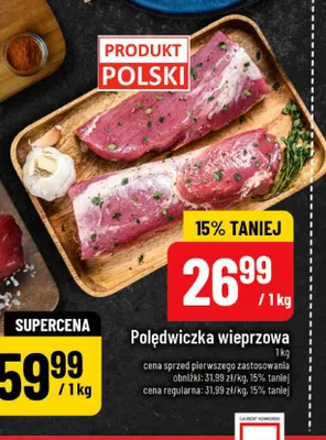 Polędwiczka wieprzowa promocja w POLOmarket