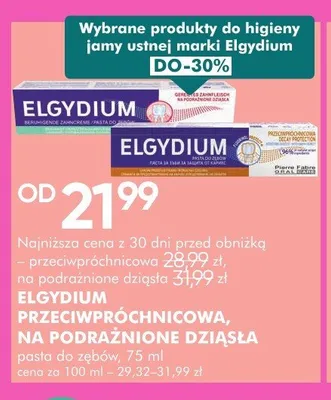 Pasta do zębów Elgydium Przeciwpróchnicowa promocja w Super-Pharm