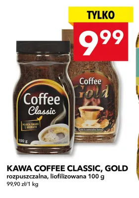 Kawa rozpuszczalna liofilizowana Coffee Gold promocja w LEWIATAN