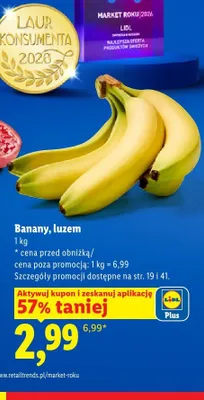 Banany, luzem promocja w Lidl