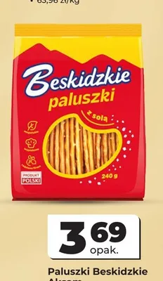 Paluszki Beskidzkie Aksam z solą promocja w Odido