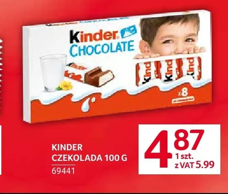 Czekolada Kinder promocja w Selgros