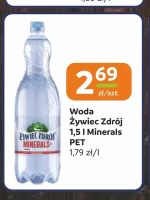 Woda niegazowana Żywiec Zdrój Minerals promocja w Gama