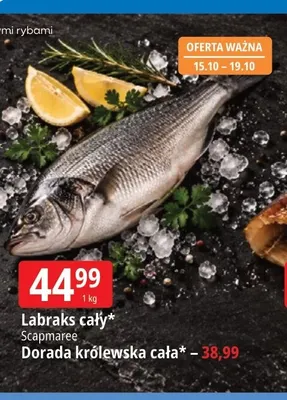 Labraks cały Scapmaree promocja w Leclerc