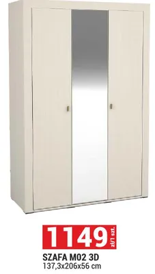 Szafa M02 3D promocja w Merkury Market