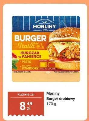 Burger drobiowy promocja w Dino