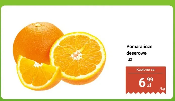 Pomarańcze deserowe luz promocja w Biedronka