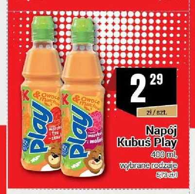 Napój Kubuś Play promocja w Premium Nasz Sklep