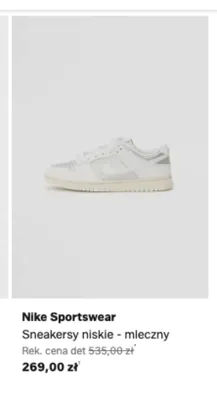 Sneakersy niskie Nike Sportswear mleczny promocja w Lounge by Zalando