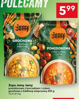 Zupa Jemy Jemy grochowa z kiełbasą wieprzową promocja w LEWIATAN