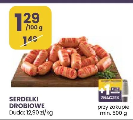 Serdelki drobiowe Duda promocja w Stokrotka