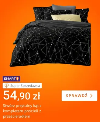 Komplet pościeli z prześcieradłem promocja w Allegro