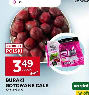 Buraki gotowane całe promocja w Stokrotka