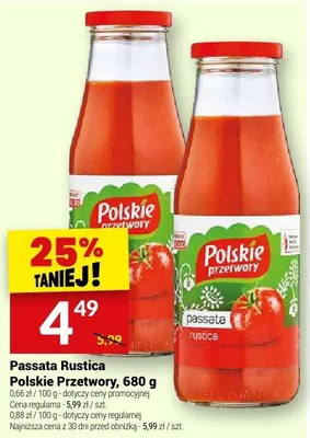 Passata Rustica Polskie Przetwory promocja w Twój Market