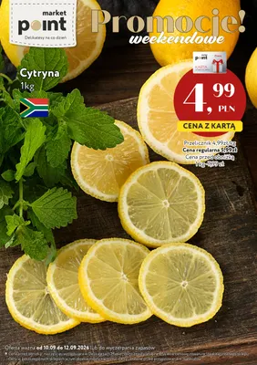 Cytryny promocja w Market Point