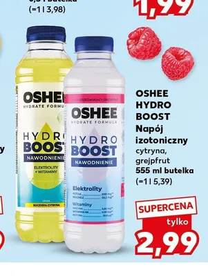 Napój izotoniczny Oshee Hydro Boost grejpfrut promocja w Kaufland