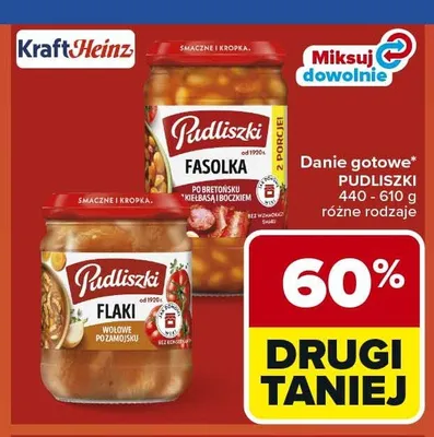 Danie gotowe Fasolka po bretońsku Pudliszki promocja w Carrefour Market