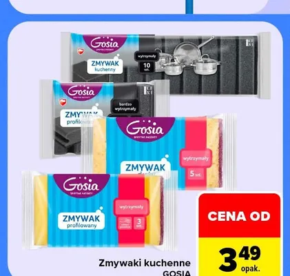 Zmywaki kuchenne Gosia promocja w Carrefour