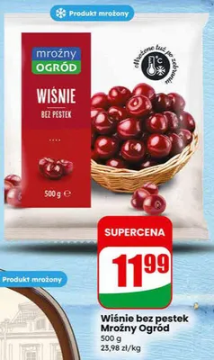 Wiśnie bez pestek mrożone promocja w Dino