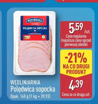Polędwica sopocka Wędliniarnia promocja w Aldi