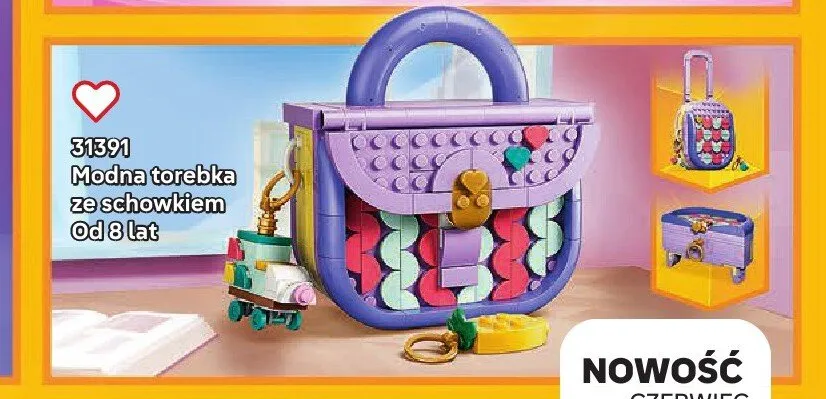 Klocki LEGO Creator 31391 Modna torebka ze schowkiem promocja w LEGO