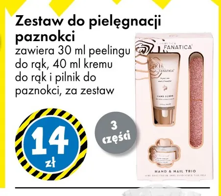 Zestaw do pielęgnacji paznokci Cosmetica Fanatica promocja w Tedi