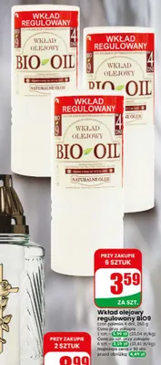 Wkład olejowy regulowany BIO9 Bio Oil promocja w Dino