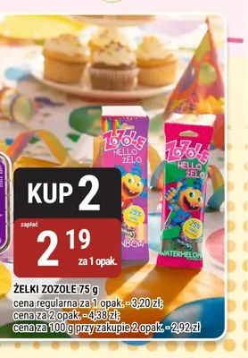 Żelki Zozole promocja w bi1