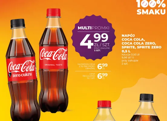 Napój Coca-Cola promocja w Duży Ben