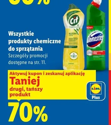 Produkty chemiczne do sprzątania promocja w Lidl