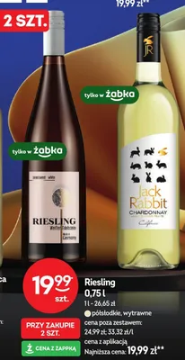Wino Riesling promocja w Żabka