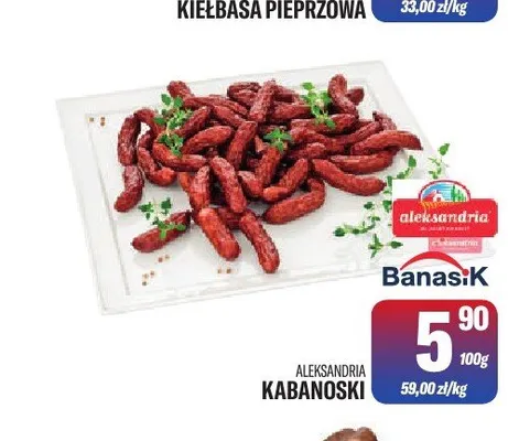 Kabanoski Aleksandria promocja w Tomi Markt