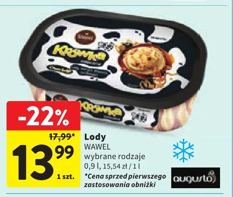 Lody Wawel promocja w Intermarche