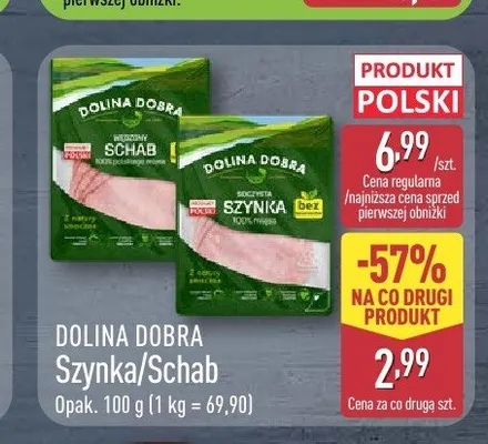 Szynka Dolina Dobra promocja w Aldi