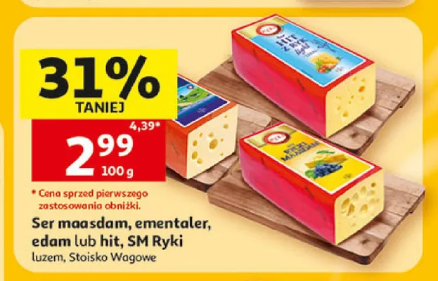 Ser Ementaler SM Ryki promocja w Auchan